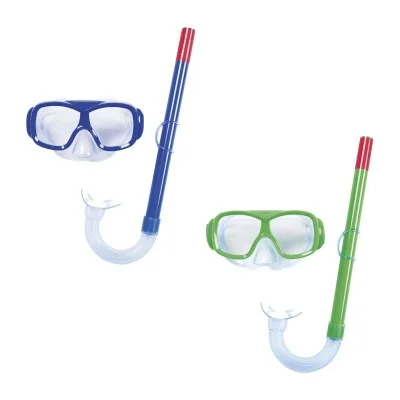 Bestway  explora essential snorkel mask (contents:one mask,one snorkel,2 assorted colors) age 7+
